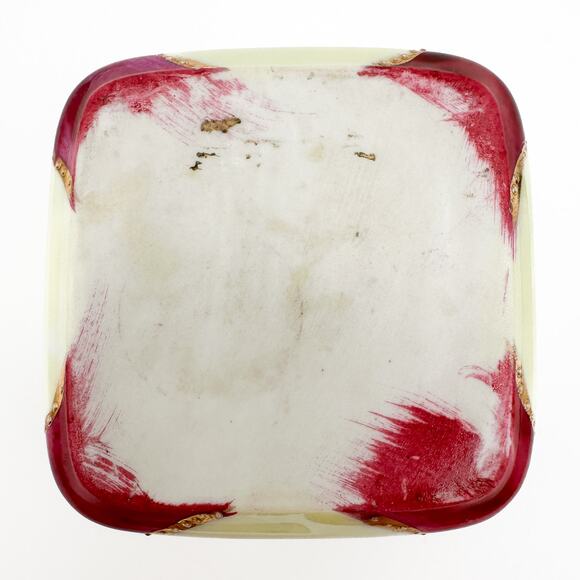 Porcelain Trinket Box Vintage Limoges Inspired Pink Gold Trim w Lady Portrait - Picture 6 of 13